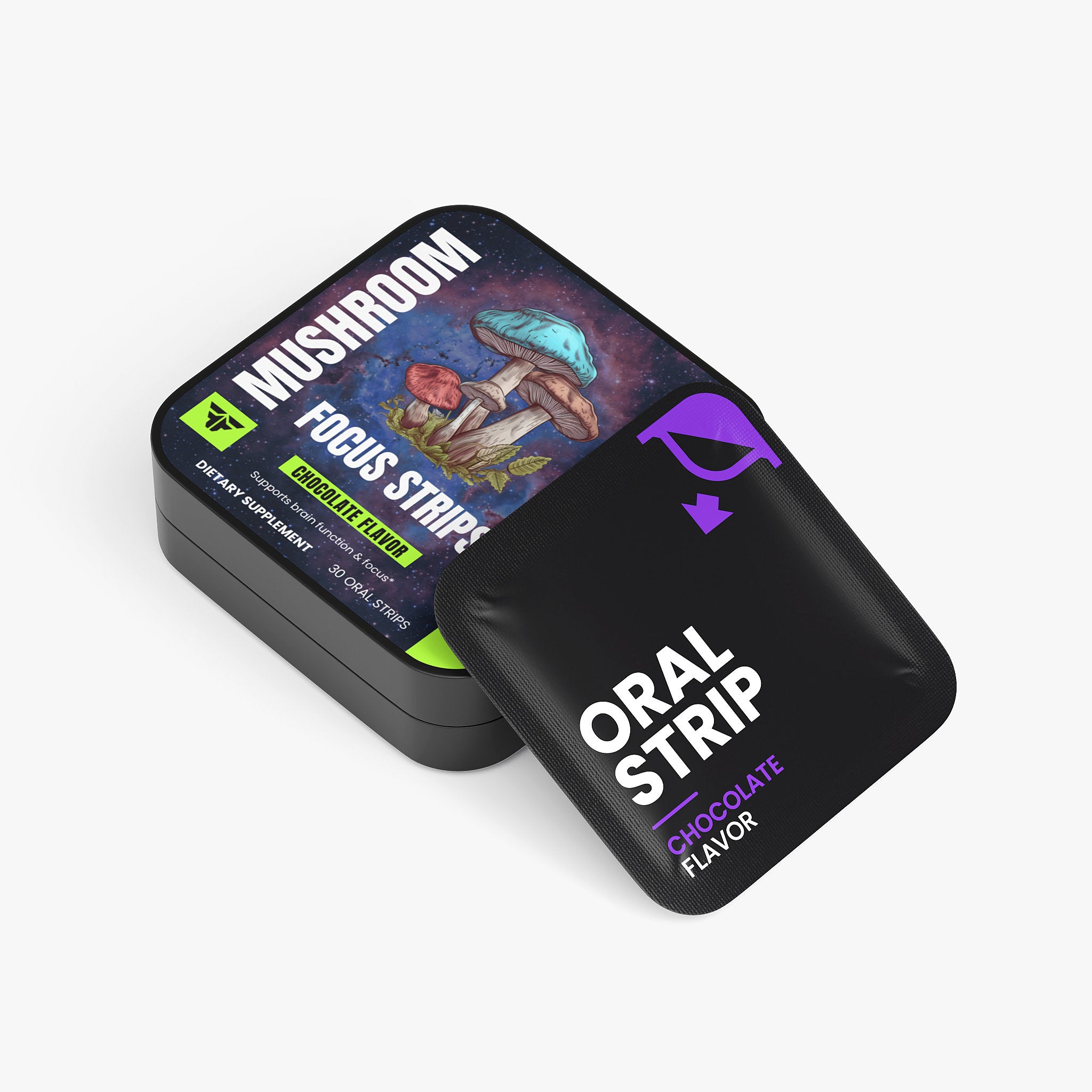 Mushroom Focus Strips – Sharp focus, calm energy